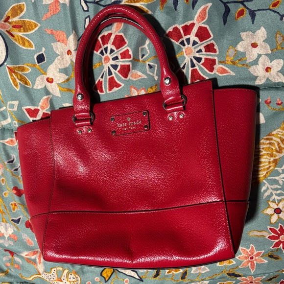 Kate Spade Cherry Red Tote Bag - Picture 3 of 7